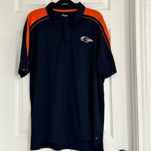 UTSA Men's Polo in Navy and Orange
